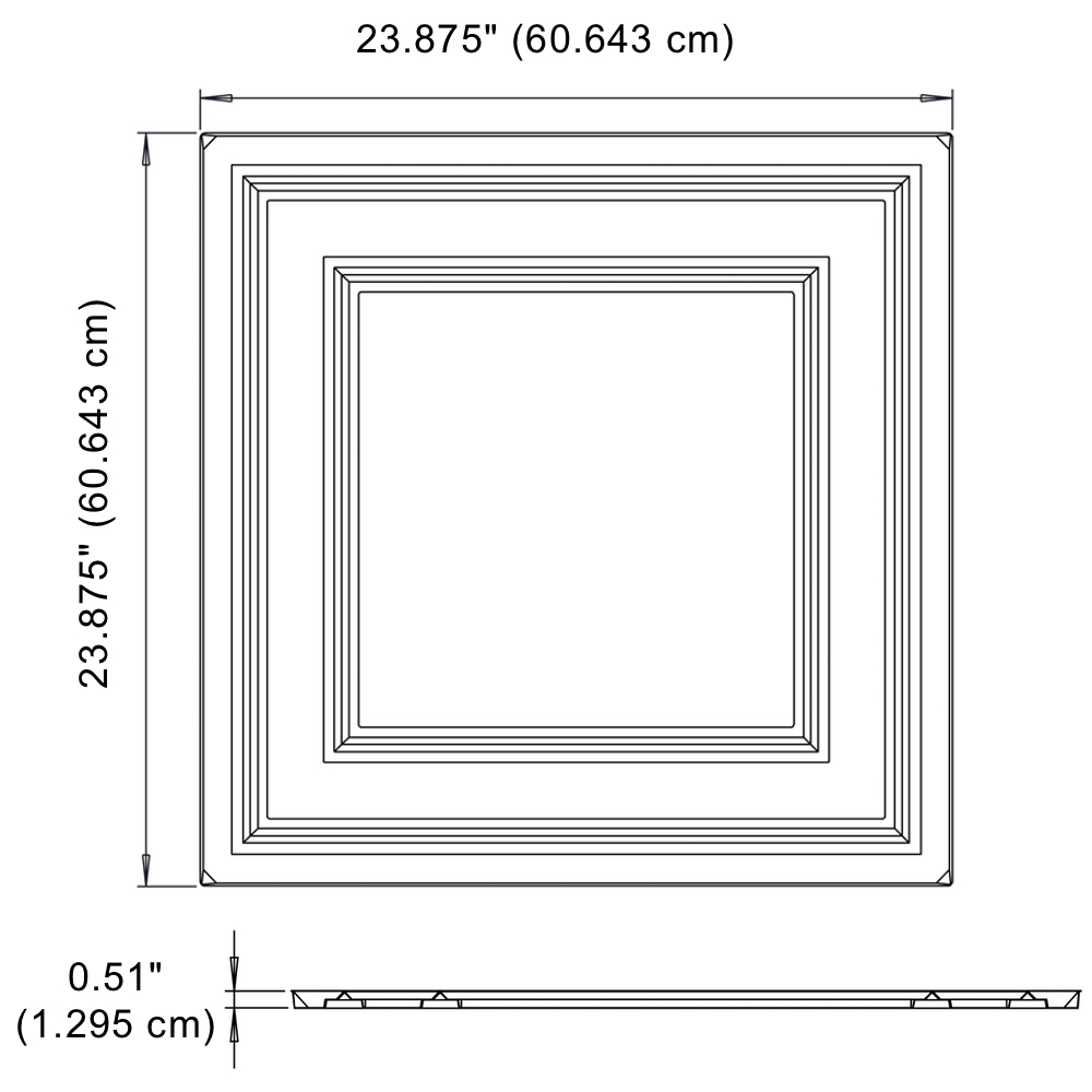 ceilume-template-2x2-dimension