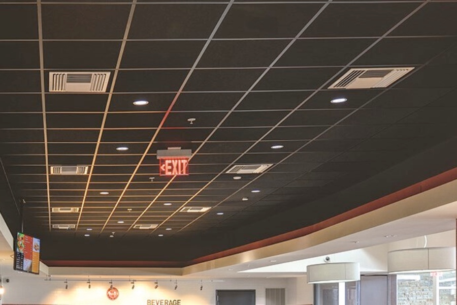 Certainteed Ceiling Tiles Cashmere Shelly Lighting